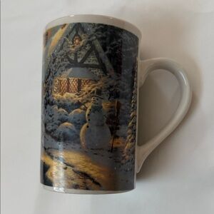 Thomas Kinkade Christmas Evening mug-2005